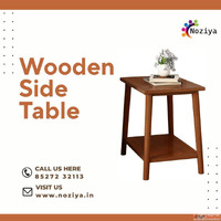 Searching for a Wooden Side Table that Combines Practicality...