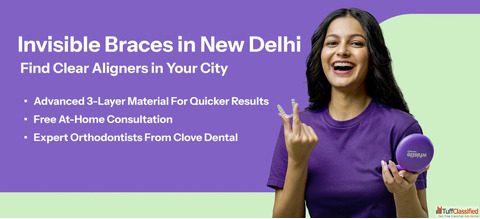 Aligners Invisible Braces in New Delhi Best Transparent Braces in Delhi