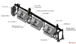 Gantry Machine tending robot