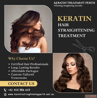 Keratin hair straightening Perth