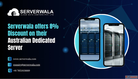 Serverwala offers 8 Discount on their Australian Dedicated Server