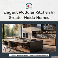 Elegant Modular Kitchen in Greater Noida Homes