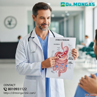 Doctor in Ghonda for stomach ulcer