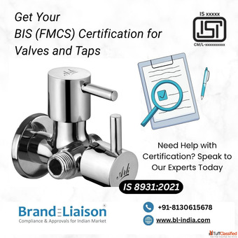 Get ISI Mark License for Valves and Taps - Certified Support from Brand Liaison