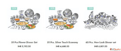 Buy High-Quality Stainless Steel Utensils Dinner Sets Online...
