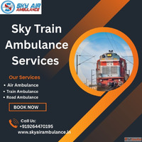 Choose Sky Train Ambulance Services for Patient Care in Patn...