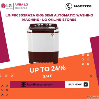 LG P8035SRAZA 8Kg Semi Automatic Washing Machine - LG Online Stores