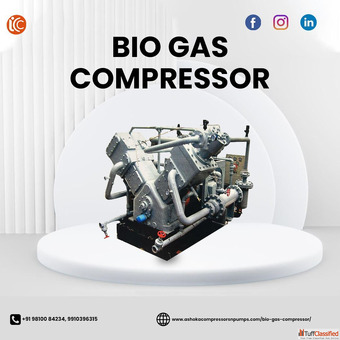 Best Biogas Compressor and Cryogenic Pumps Manufacturing In India By Ashoka Compressor