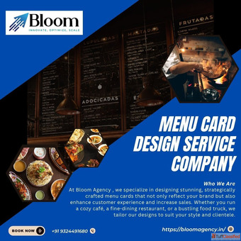 Menu design agency near me