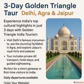Book Delhi Agra Jaipur - 3 Nights 4 Days Golden Triangle Tour