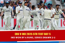 India Clinches Thrilling 6-Run Win in 5th Test