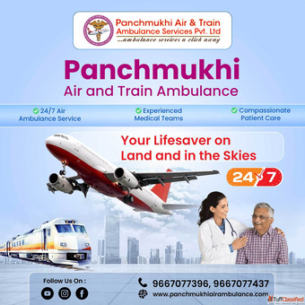 Book the Latest Medical Care - Panchmukhi Air Ambulance Ranchi