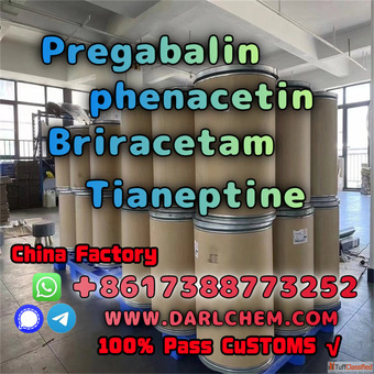 pregabalin Brivaracetam Tianeptine raw Powder crystal 148553-50-8 Low price