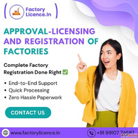 Apply for Factory Licence Fast Online Factory Registration