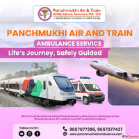At minimum Fare Get Panchmukhi Air Ambulance Varanasi with M...