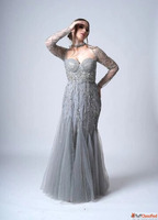 off the shoulder gown