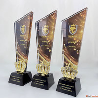 Winner crystal trophy