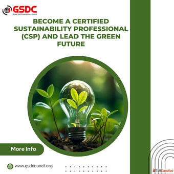 Become a Certified Sustainability Professional CSP and Lead the Green Future