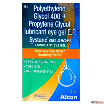 Systane Gel Drop Lubricant Eye Gel - Ophthalmic Gel Drop Eye Gel Exporter in India - Pilcare