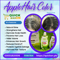 Apple Hair Color - Herbal Safe Long-Lasting Hair Dye in Paki...