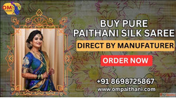 Are Paithani sarees available in pure silk