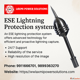 ESE Lightning Protection system Laxmi Power Solutions