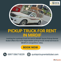 Pickup Truck for Rent in Mirdif