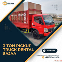 3 Ton Pickup Truck Rental in Sajaa