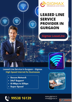 Leased Line Service in Gurgaon - Gigmax High-Speed Internet for Businesses