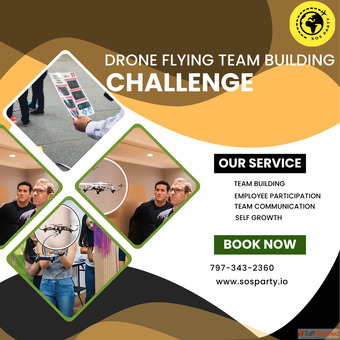 Drone Flying Team Building Challenge