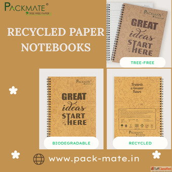 Buy Recycled Paper Notebook for Write Sustainably Without Compromising Quality