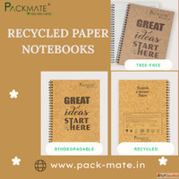 Buy Recycled Paper Notebook for Write Sustainably Without Co...