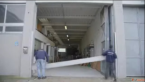 H-Frame Flood barrier - with stackable planks