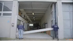 H-Frame Flood barrier - with stackable planks