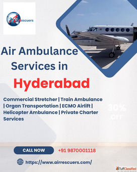 Air Ambulance Services in Hyderabad Quick Efficient