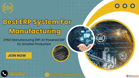 Best ERP System for Manufacturing Elite Mindz - Trusted ERP Software Provider