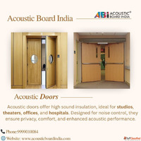Wooden Soundproof Doors Acoustic Doors Near Me