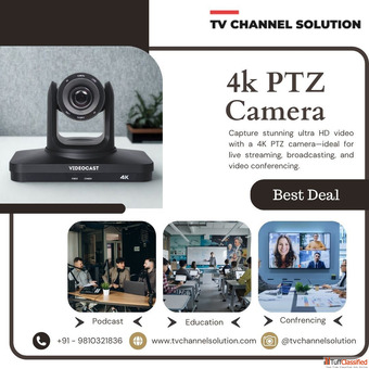 Affordable 4k PTZ Camera in India for live streaming