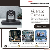 Affordable 4k PTZ Camera in India for live streaming