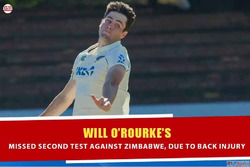 Will O'Rourke's Missed Second Test Against Zimbabw...