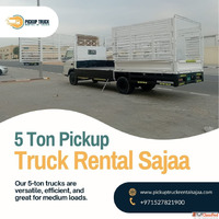 5 Ton Pickup Truck Rental in Sajaa