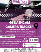 4G Dashcam Camera Tracker From WorldTrack GPS