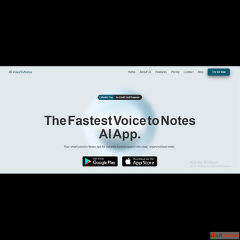 Speak Your Thoughts. Save Them Instantly with VoiceToNotes.ai