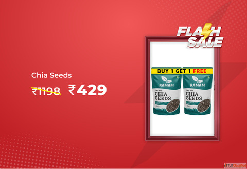 Chia Seeds 500g X 2 Rs 429 Worth Rs 1198