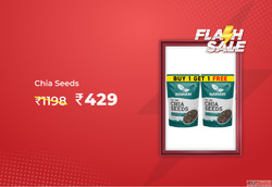 Chia Seeds 500g X 2 Rs 429 Worth Rs 1198