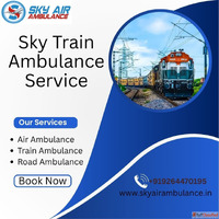 Get Sky Train Ambulance Service to Transport Your Critical P...
