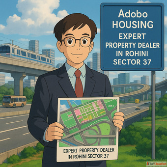 Expert Property Dealer in Rohini Sector 37 - BuySell DDA Flats Plots Adobo Housing