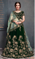 Glow This Diwali in Stunning Green Lehengas