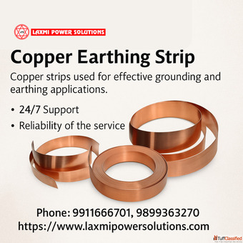 Copper Earthing Strip Laxmi Power Solutions