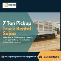 7 Ton Pickup Truck Rental in Sajaa
